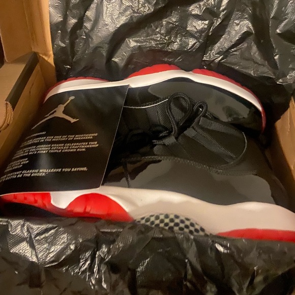 Brand new size 11 mens bred 11s never worn.